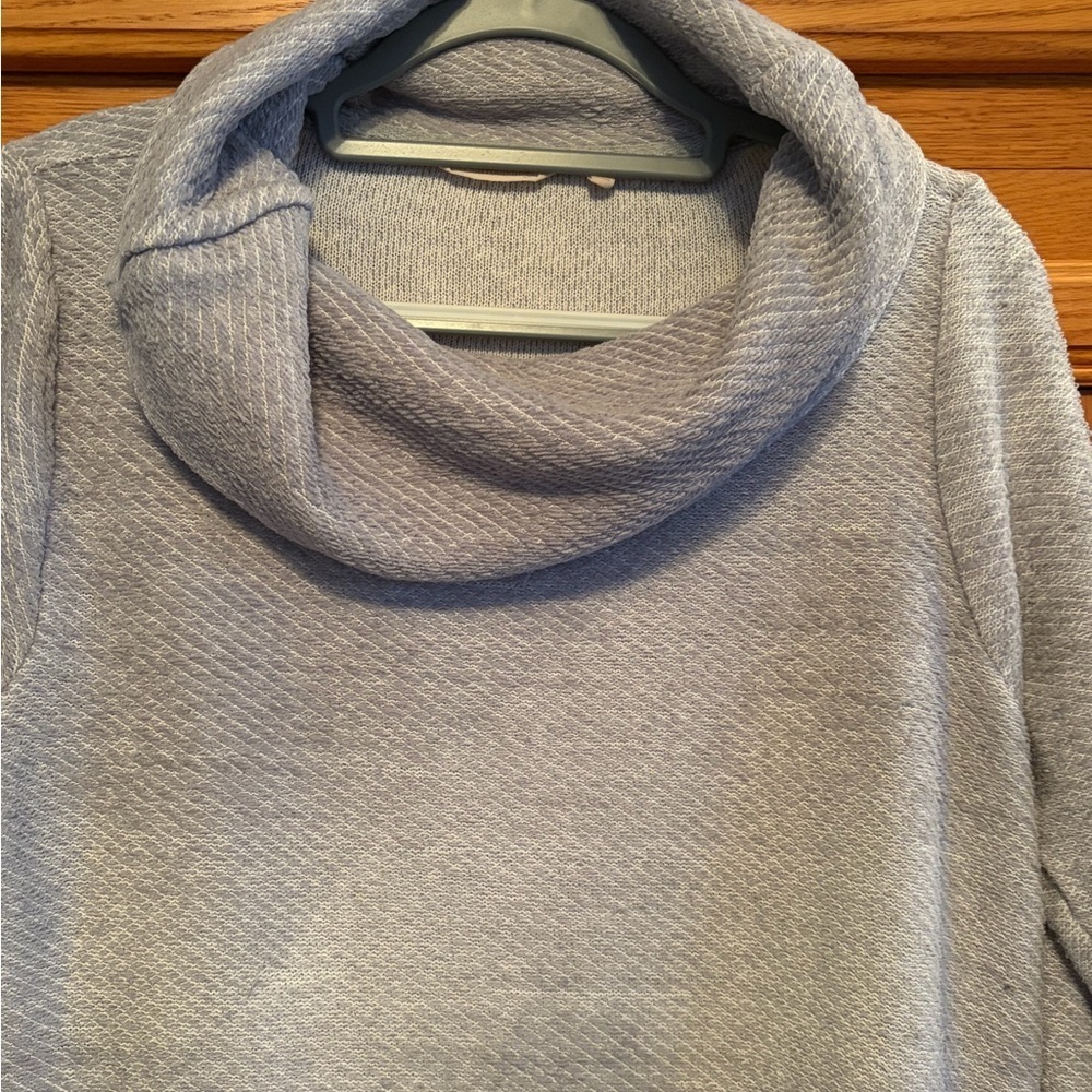 Soft Surroundings Light Gray Cowl Neck Sweater size XL - Picture 4 of 8